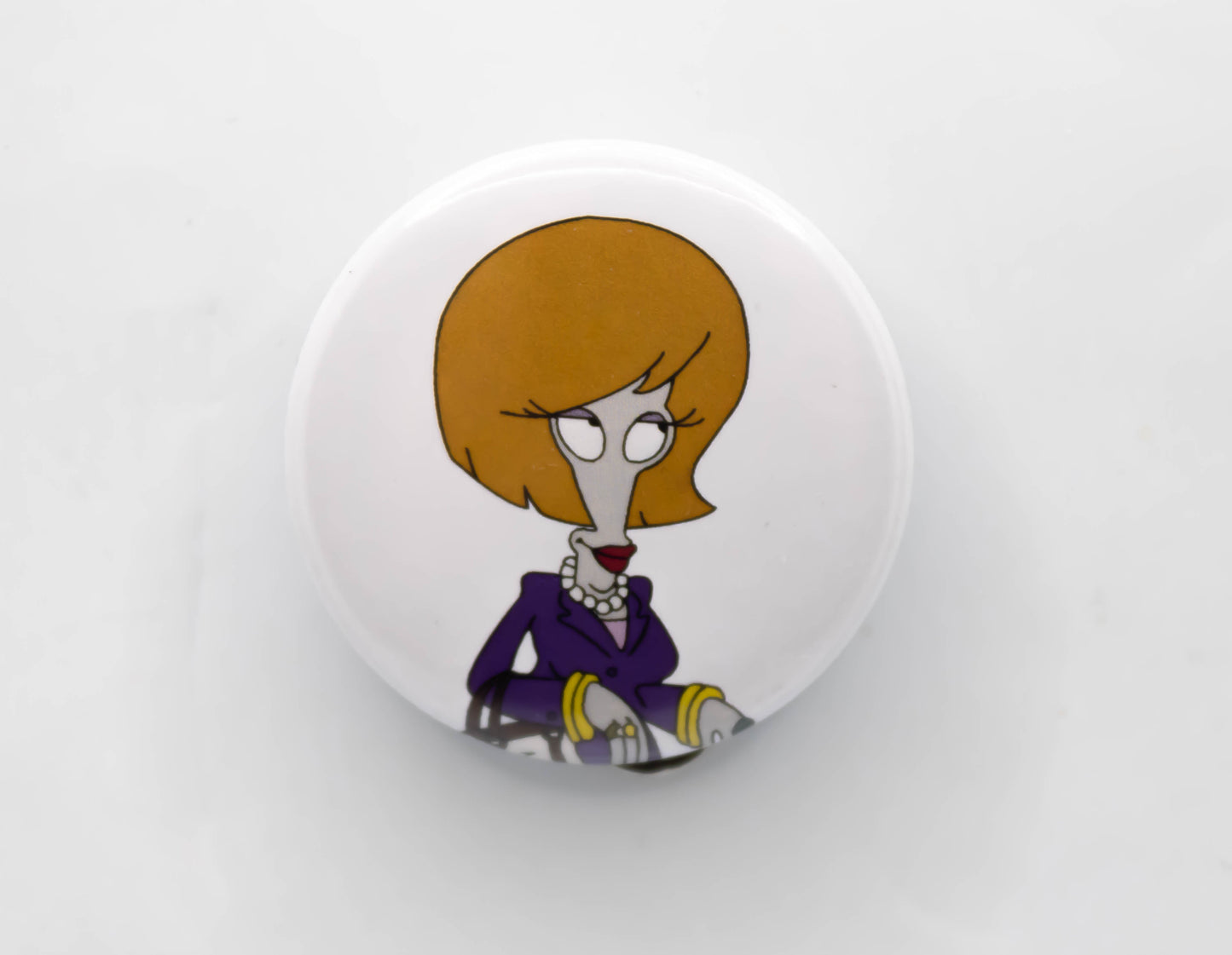 Roger The Alien Persona Button