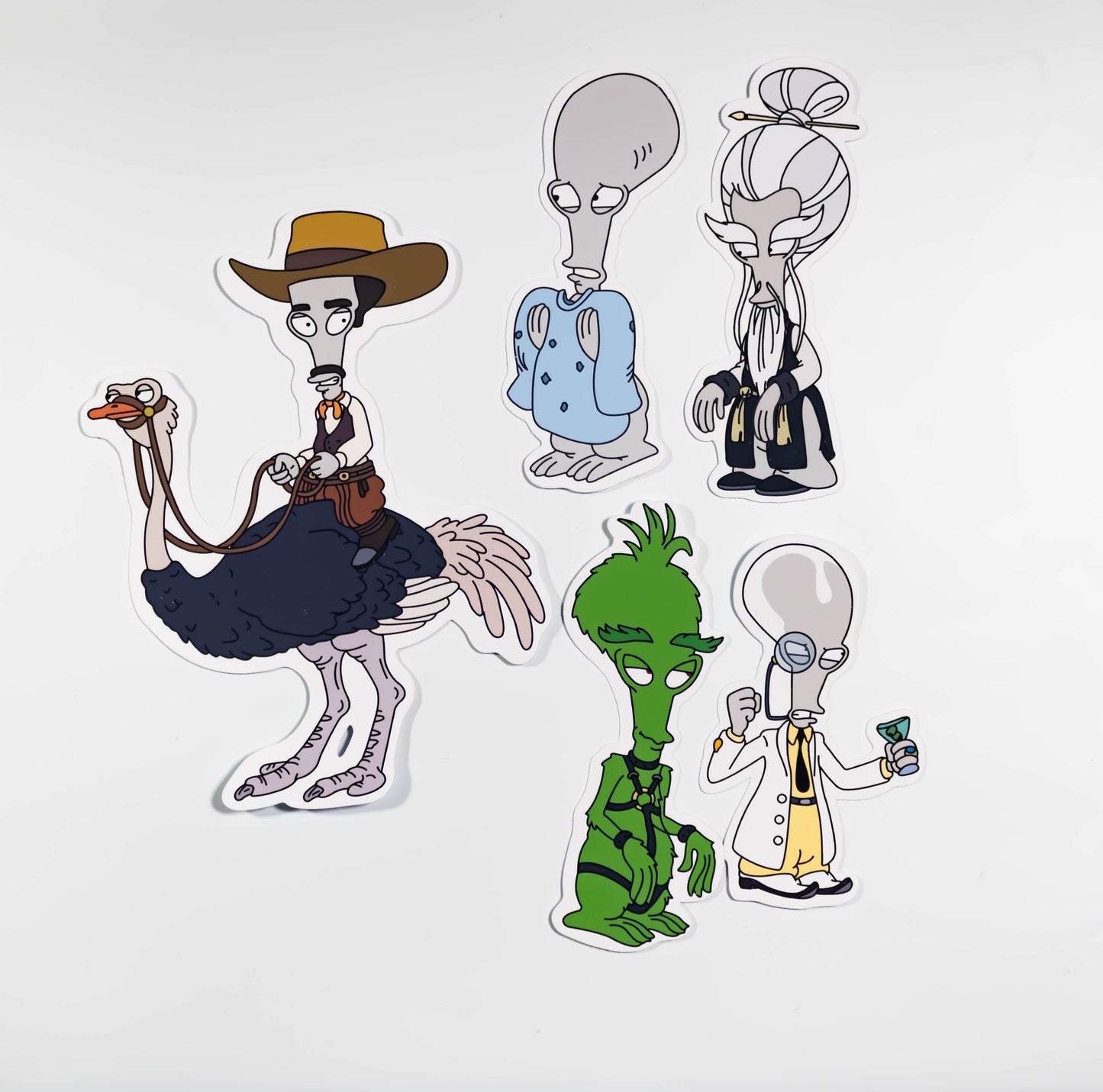 Roger the Alien Sticker Set 4
