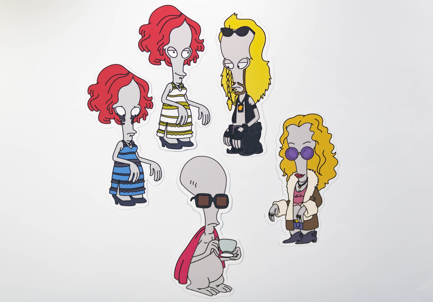 Roger the Alien Sticker Set 7