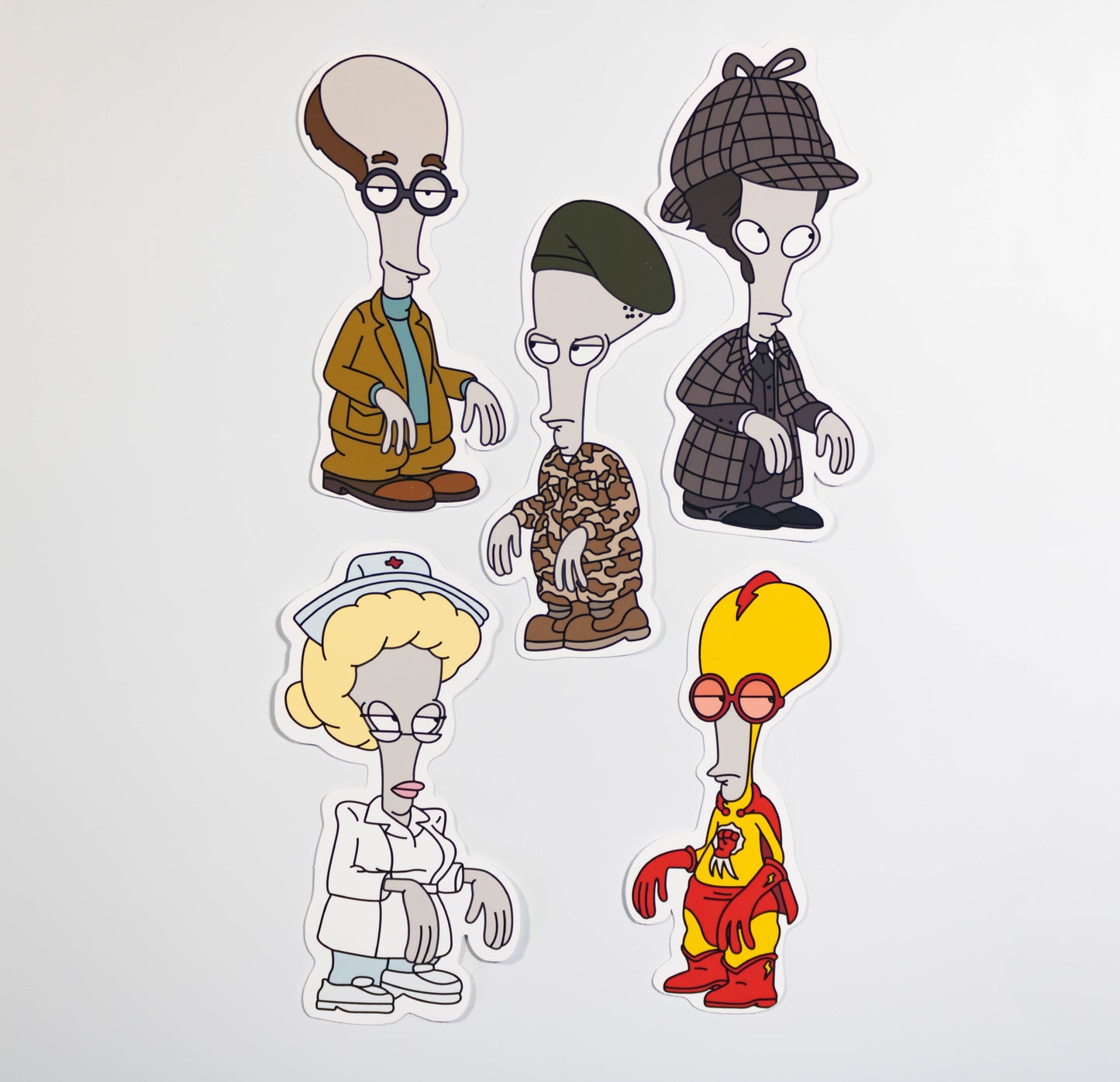 Roger the Alien Sticker Set 10
