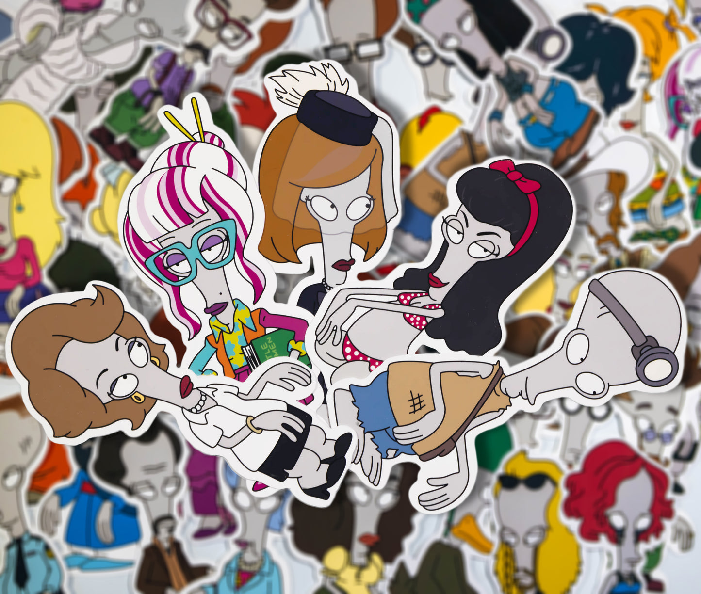 Roger the Alien Sticker Set 8