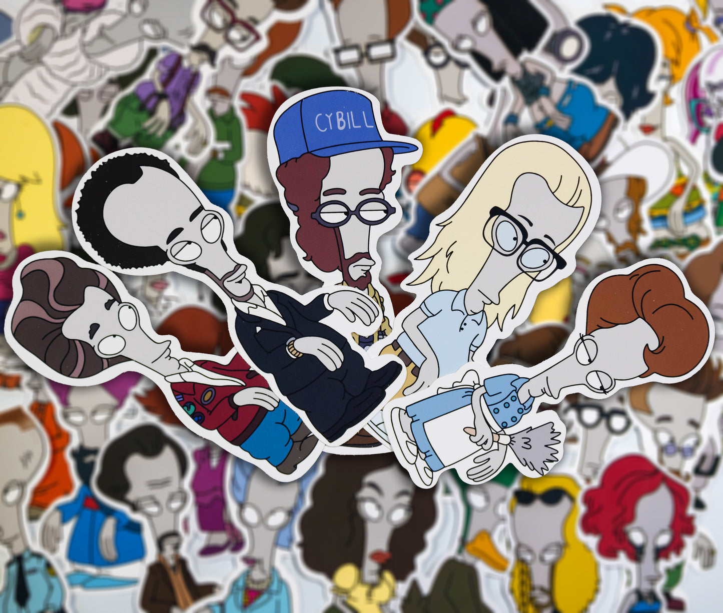 Roger the Alien Sticker Set 15