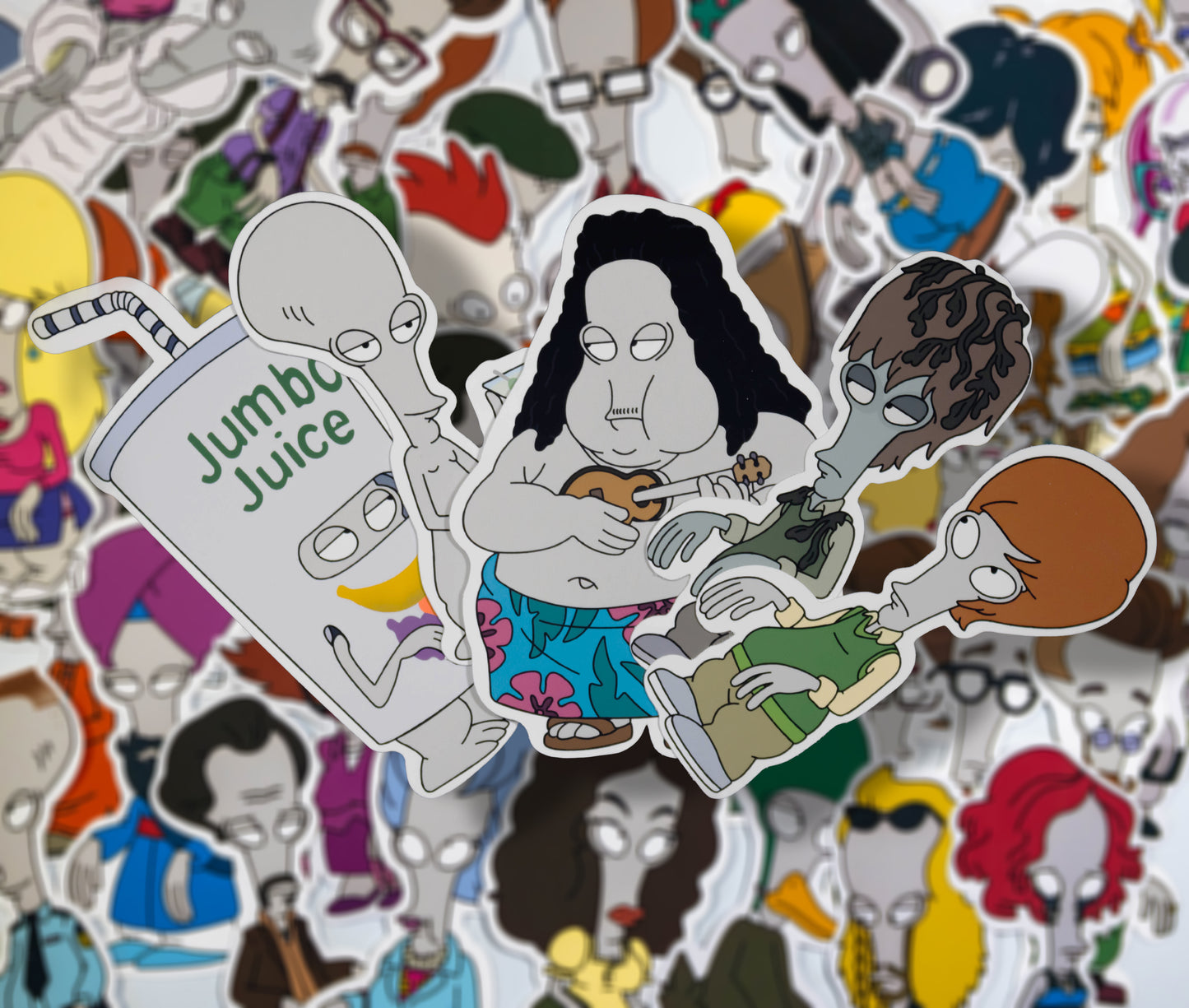 Roger the Alien Sticker Set 17