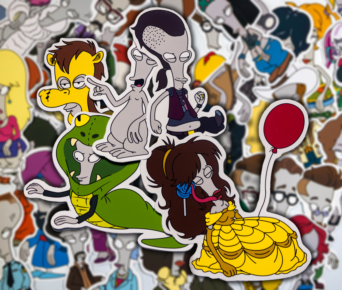 Roger the Alien Sticker set 2