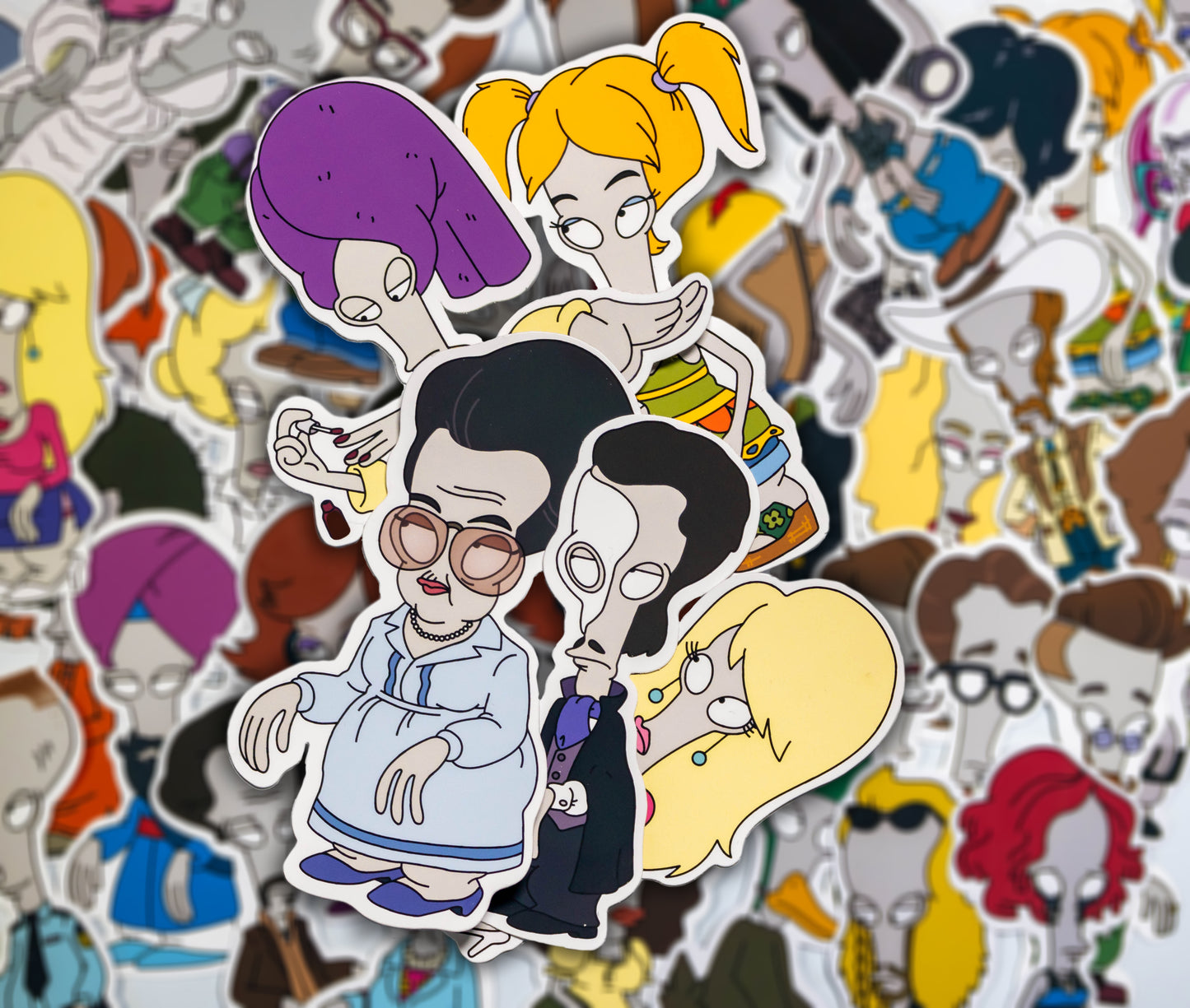 Roger the Alien Sticker Set 6