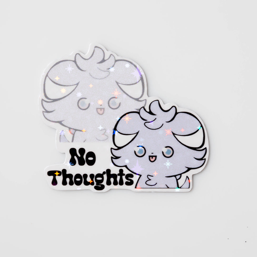 No thoughts Espurr Sticker