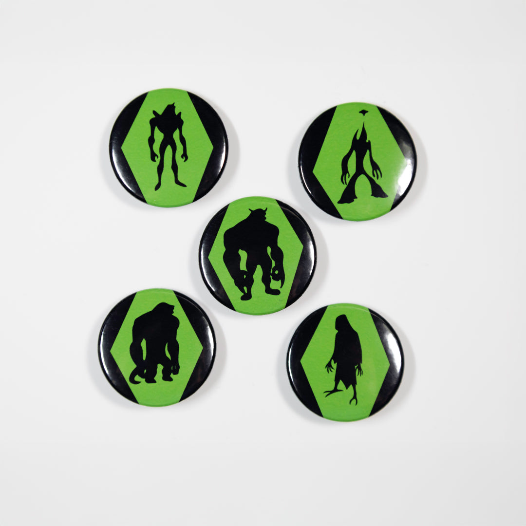 Ben 10 Ultimate Alien Pin Set