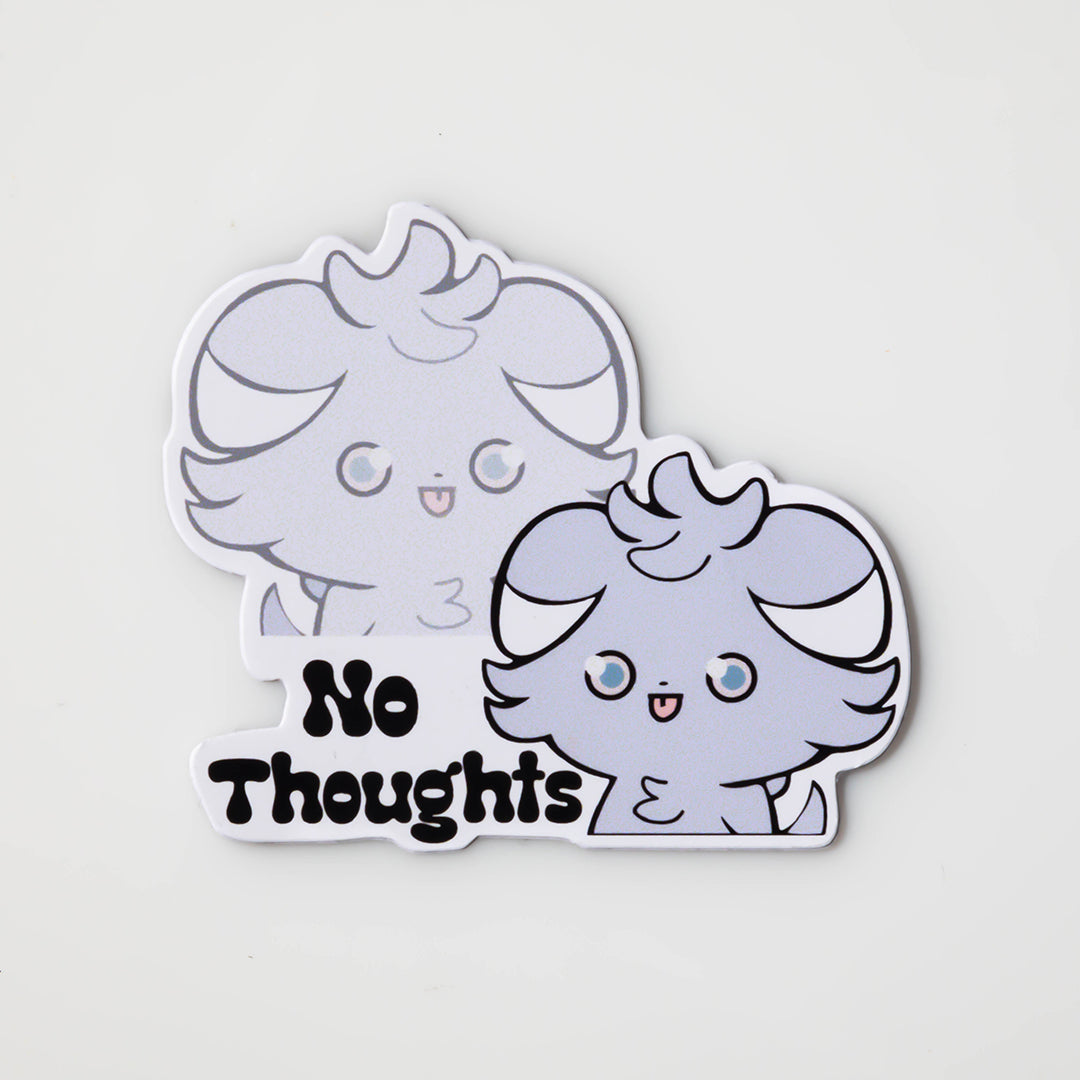 No thoughts Espurr Sticker